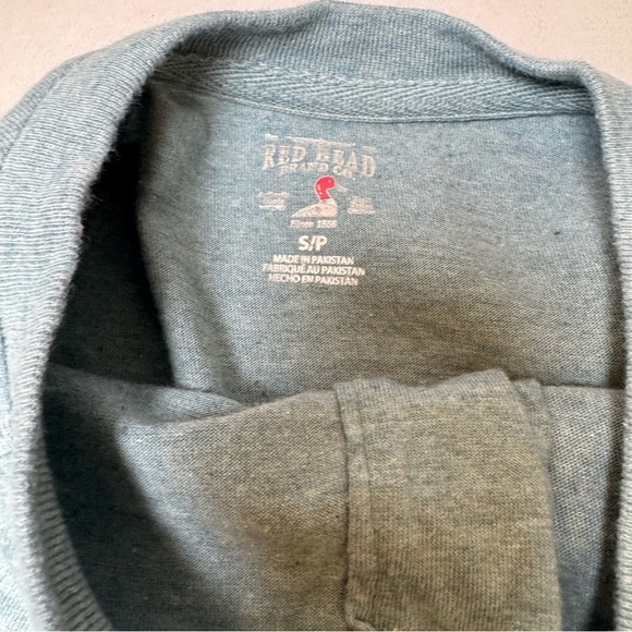 Red Head Brand Co. Long Sleeve Blue & Green Tee Shirts - Picture 10 of 13